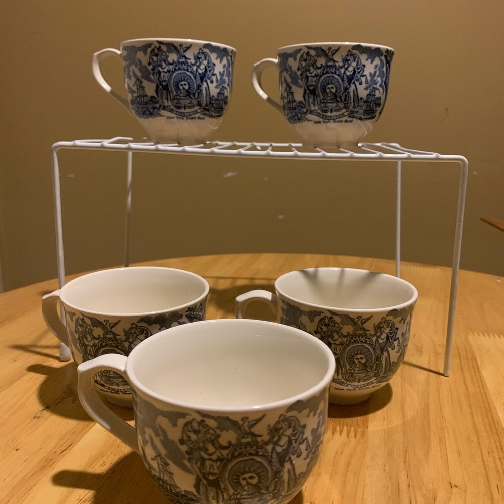 5 Vintage Alfred Meakin Coffee Cups